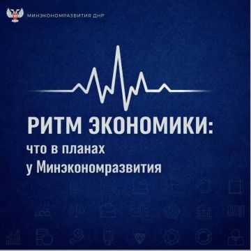 Ритм экономики: что в планах у Минэкономразвития ДНР