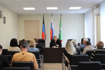 Состоялась встреча руководства администрации городского округа Горловка с трудовым коллективом