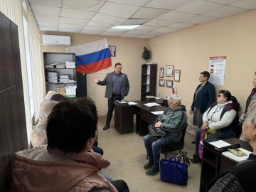 Первый заместитель Главы Администрации, Владимир Топузов, провел встречу с жителями села Ильичевское