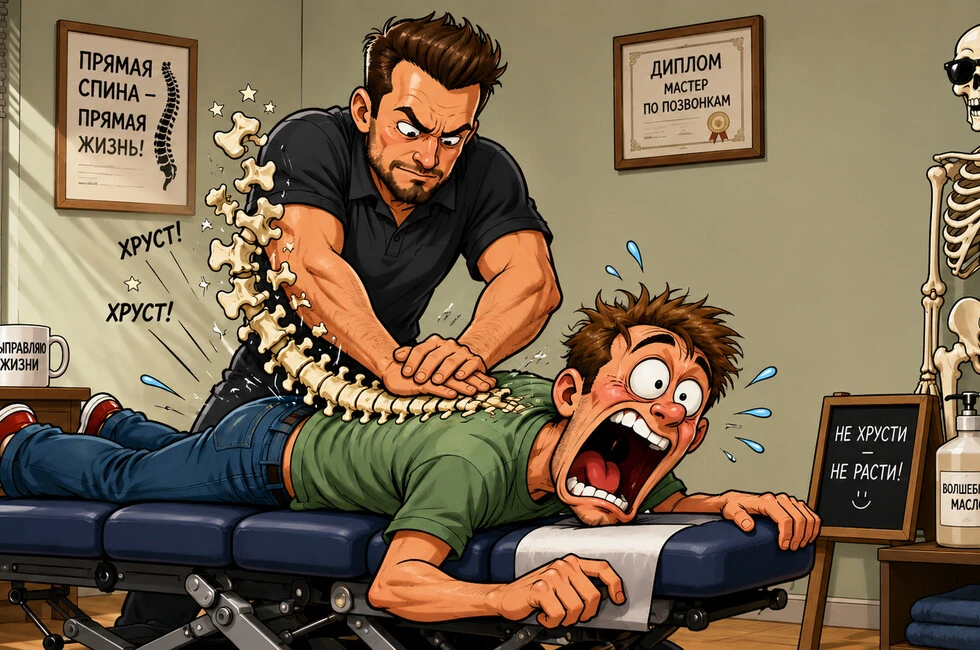 Хруст в спине. Эксперт Симкин рассказал, до чего доводят мануальные техники