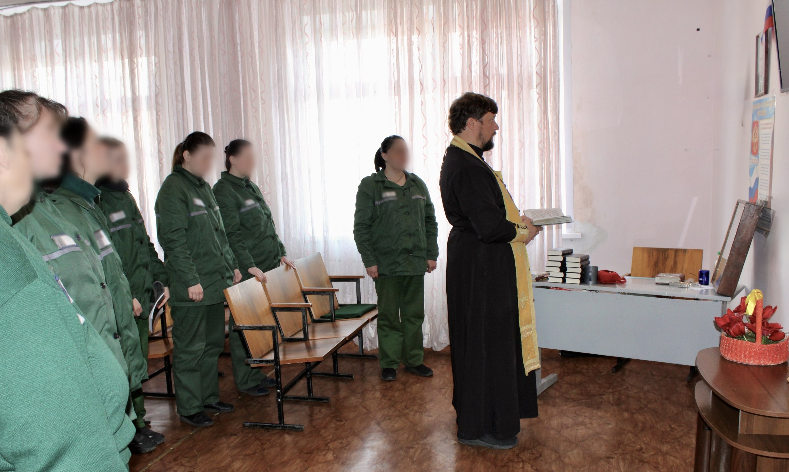 В ИК-10 для осужденных состоялись Таинства исповеди и причастия В ИК-10 для осужденных состоялись Таинства исповеди и причастия