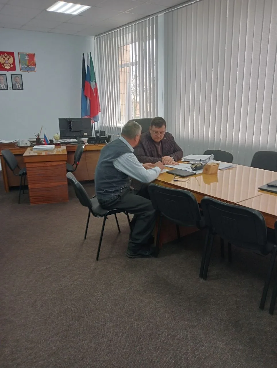 В местной общественной приёмной партии «Единая Россия» Новоазовского муниципального округа провел личный приём граждан