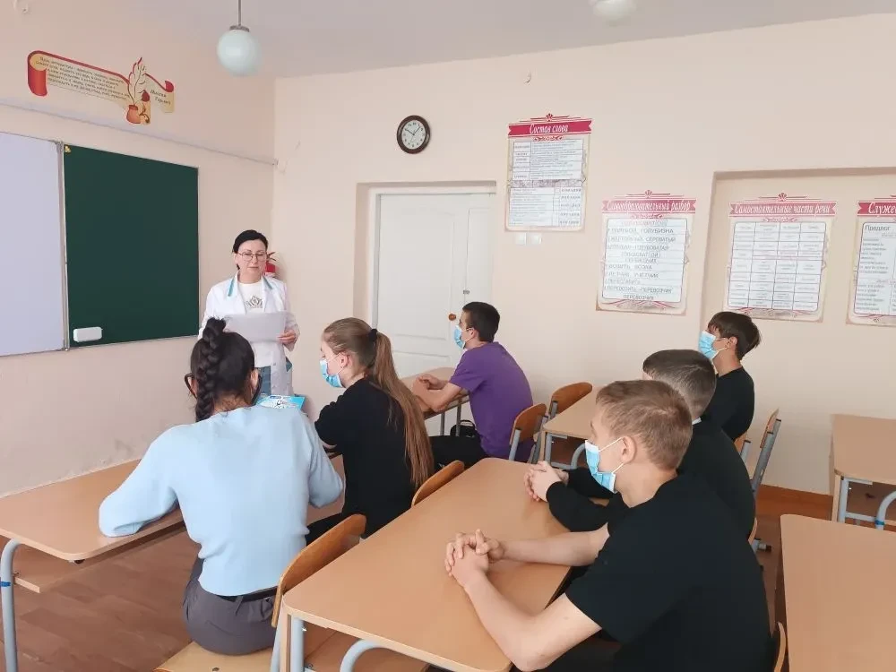 В преддверии Всемирного дня борьбы с артериальной гипертонией, проводимого 17 мая, медицинской сестрой кабинета по оказанию медицинской помощи несовершеннолетним Чермалыкской врачебной амбулатории ОПСМ была проведена беседа...