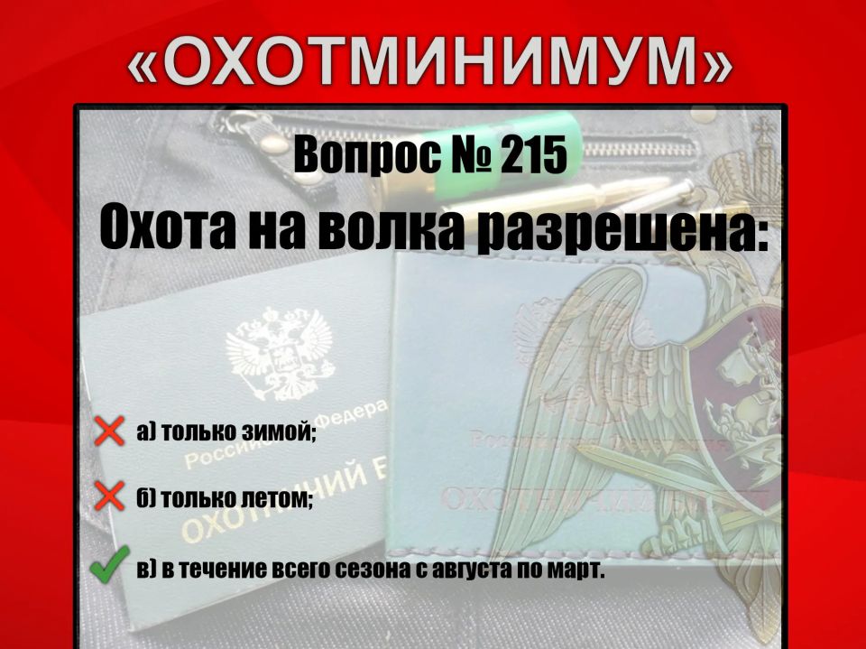 #Охотминимум #Охотминимум