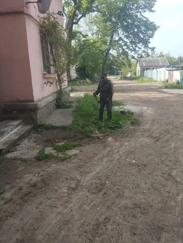 В пгт. Мироновский проведены работы по благоустройству территории В пгт. Мироновский проведены работы по благоустройству территории