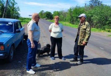 Начальник Успенского территориального отдела Сергей Шпорт провёл встречу с жителями пос