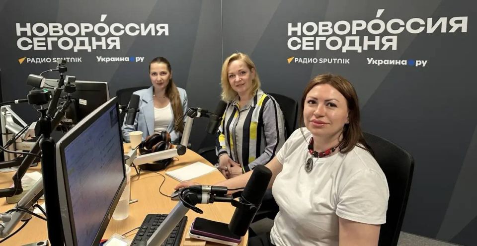 Юлия Белехова в прямом эфире радио «Новороссия сегодня»