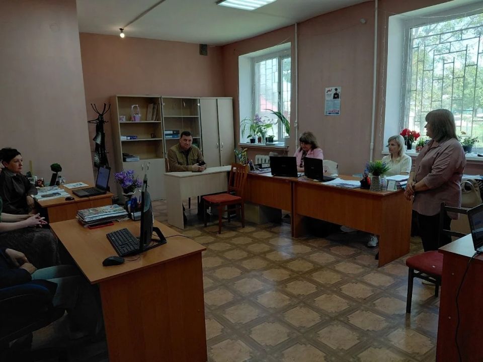 Игорь Лызов: Встретился с коллективом Амвросиевского филиала Государственного фонда поддержки участников специальной военной операции «Защитники Отечества» по ДНР