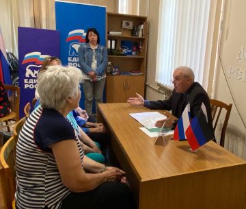 Евгений Поплавский: Сегодня провел прием граждан в общественной приемной Единой России в городе Зугрэс