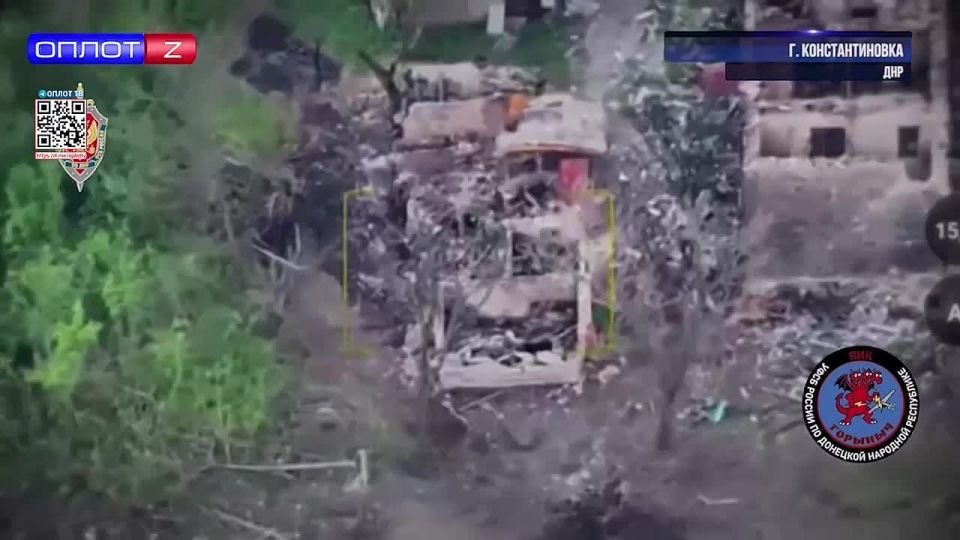 Склад боеприпасов для вражеских БПЛА уничтожен в Константиновке