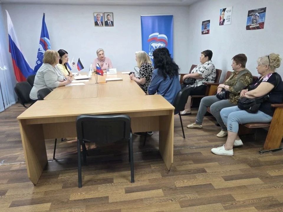 Руководитель Управы Калининского района Горловки провела выездной прием граждан