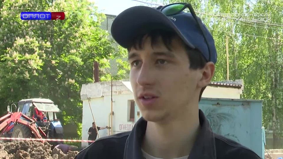 Ремонт водовода на ул. Октябрьской