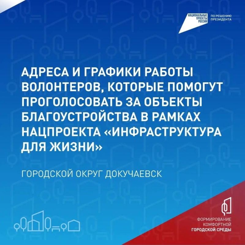 В городском округе Докучаевск работают волонтеры проекта ФКГС
