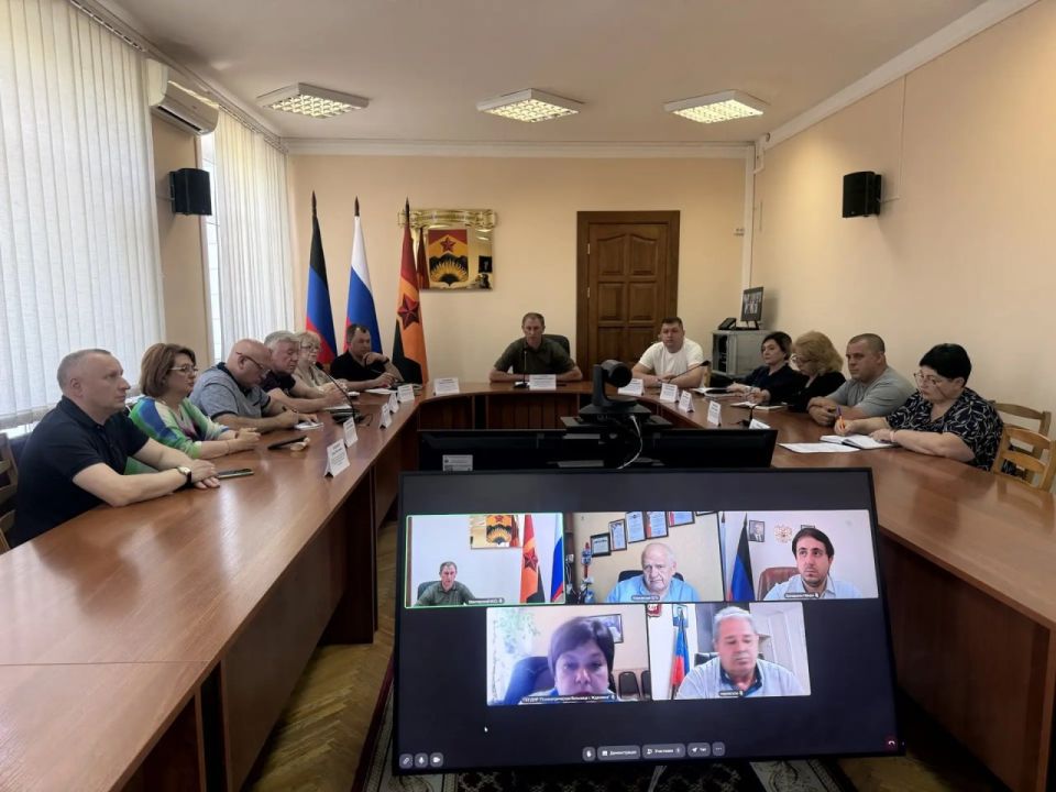 Александр Шатов: В Шахтерске провели очередное заседание Штаба по вопросам охраны здоровья граждан