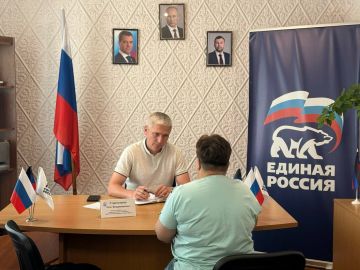 Сегодня, 25 мая, провёл приём граждан города Моспино