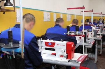 Швейного оборудования на 4 миллиона рублей появилось в тюрьмах и колониях ДНР