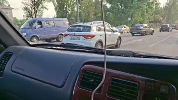 «Паровозик» из четырех машин: ДТП на Гараже в Донецке затруднило проезд на Петровский мост