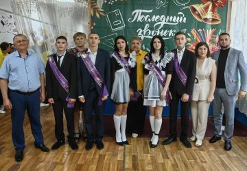 В населённых пунктах Тельмановского округа прошли торжественные линейки последнего звонка