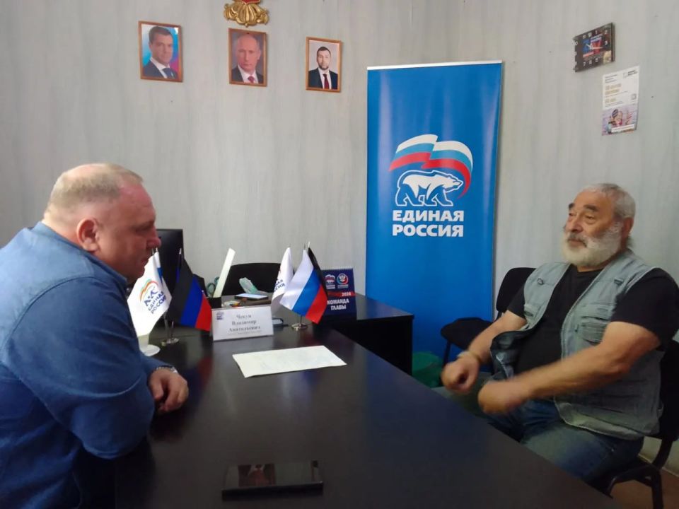 Сегодня, 26 мая 2026 года, в Кировском районе г. Донецка состоялся приём граждан в Общественной приемной Общественного Движения «Донецкая Республика» и Единой России