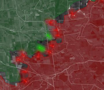 «На Покровском направлении российские войска продвинулись в центре Родинского и заняли свиноферму южнее города