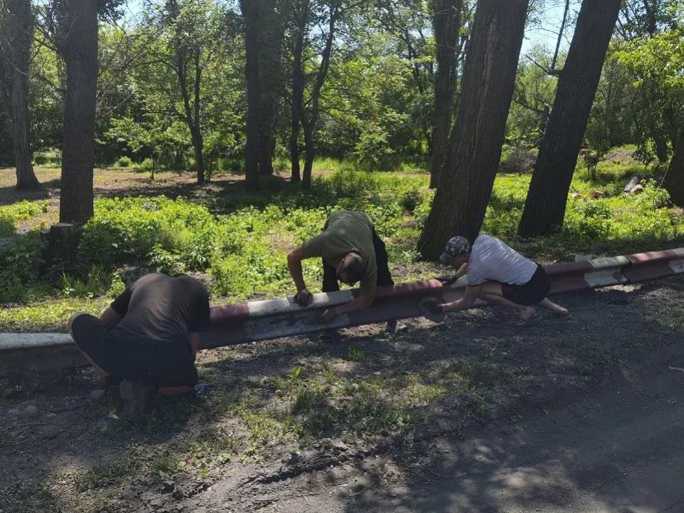 В Ольховчике Шахтерского округа провели очередной субботник