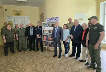 Дмитрий Огилец: 26.05.2026г. состоялось открытие 19-й по счёту Солдатской библиотеки