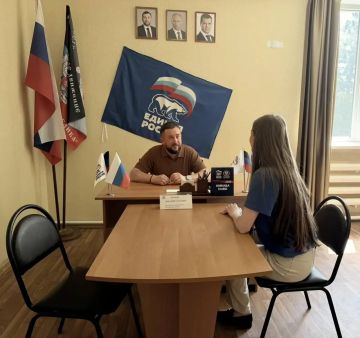 Дмитрий Блинов: Личный приём граждан в общественной приёмной «Единой России»