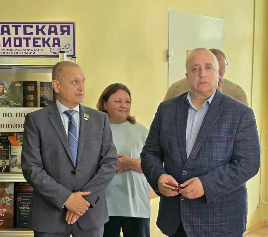 Дмитрий Огилец: 26.05.2026г. состоялось открытие 19-й по счёту Солдатской библиотеки Дмитрий Огилец: 26.05.2026г. состоялось открытие 19-й по счёту Солдатской библиотеки