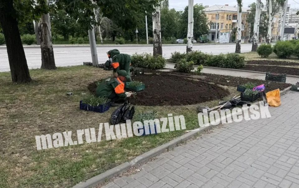 Алексей Кулемзин: Сотрудники предприятия «Зелёное строительство» продолжают благоустройство города Алексей Кулемзин: Сотрудники предприятия «Зелёное строительство» продолжают благоустройство города