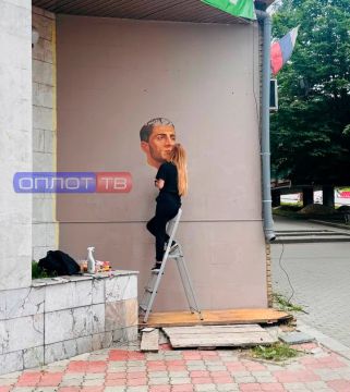 Донецкая художница Вероника Нестеренко украшает улицы нашего города