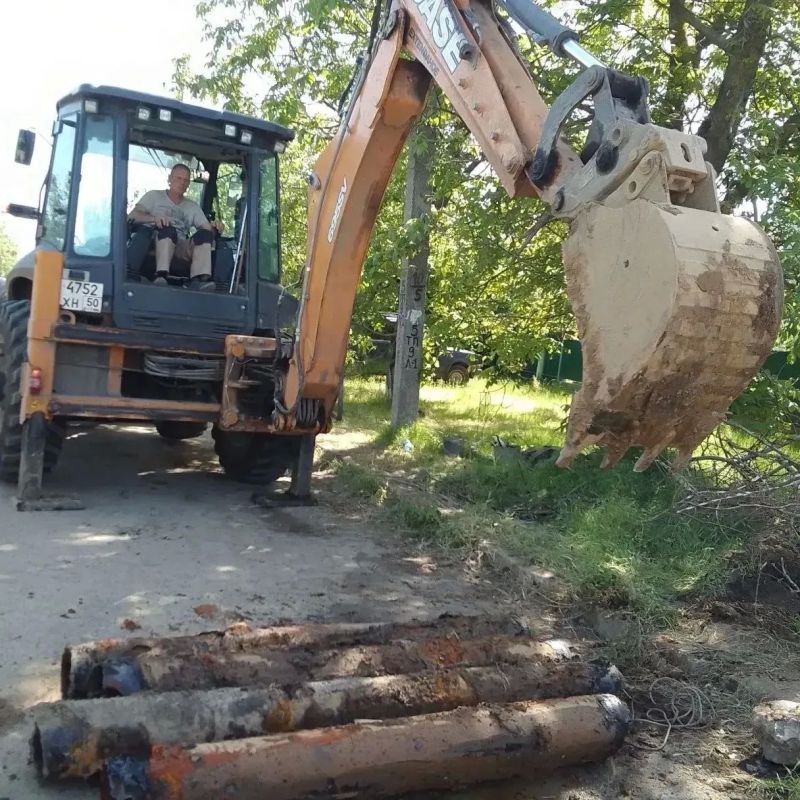 Восстановление инфраструктуры на Донбассе: Мособлводоканал проводит ремонтные работы на водоводе Восстановление инфраструктуры на Донбассе: Мособлводоканал проводит ремонтные работы на водоводе