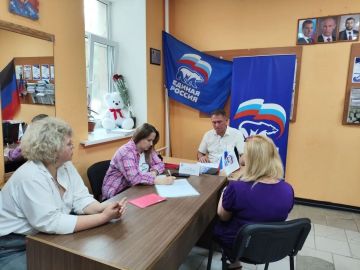 В Докучаевске прошел прием граждан