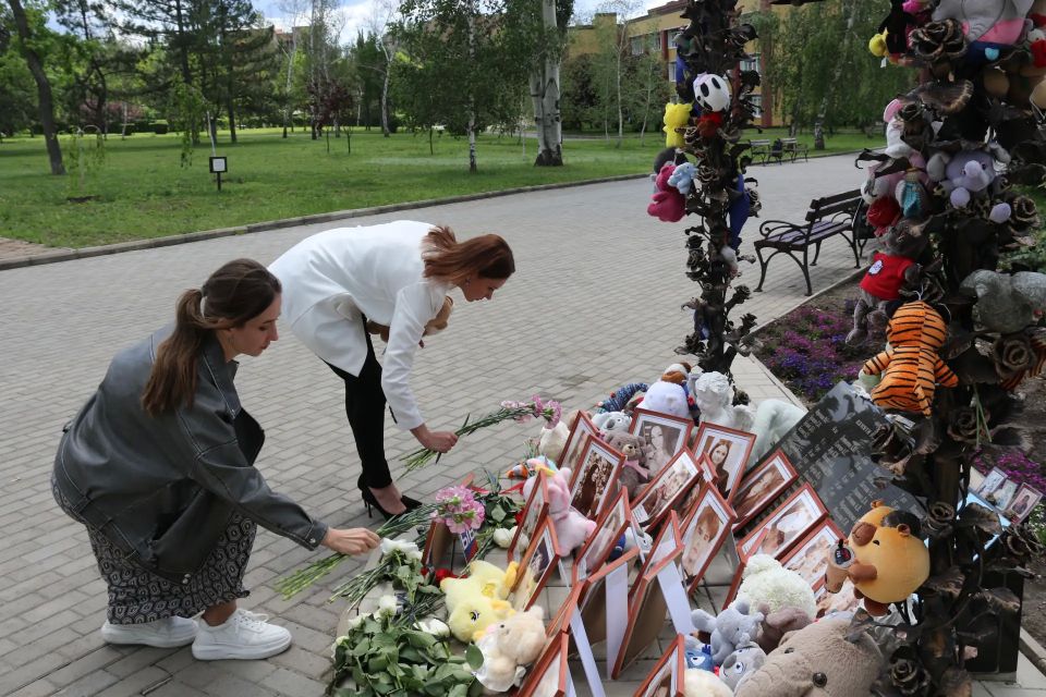 Акция памяти в День защиты детей на Аллее Ангелов Акция памяти в День защиты детей на Аллее Ангелов