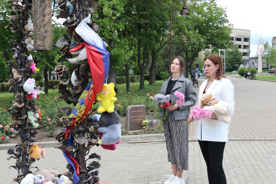 Акция памяти в День защиты детей на Аллее Ангелов Акция памяти в День защиты детей на Аллее Ангелов