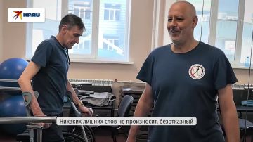 Роботы Жорик и Рекс помогают встать на ноги раненым в ДНР