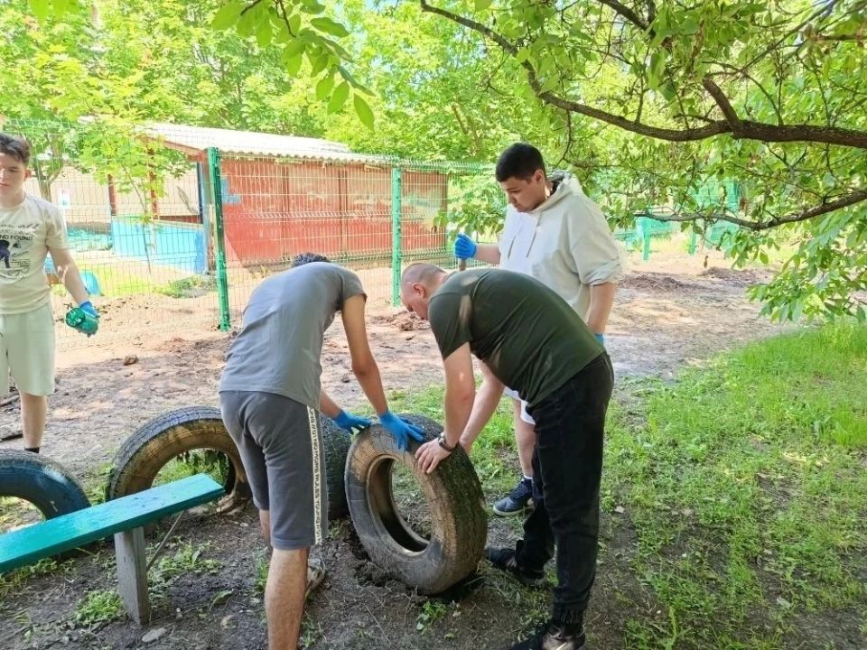 Благие дела объединяют: в Иловайске дружные соседи вышли на субботник Благие дела объединяют: в Иловайске дружные соседи вышли на субботник