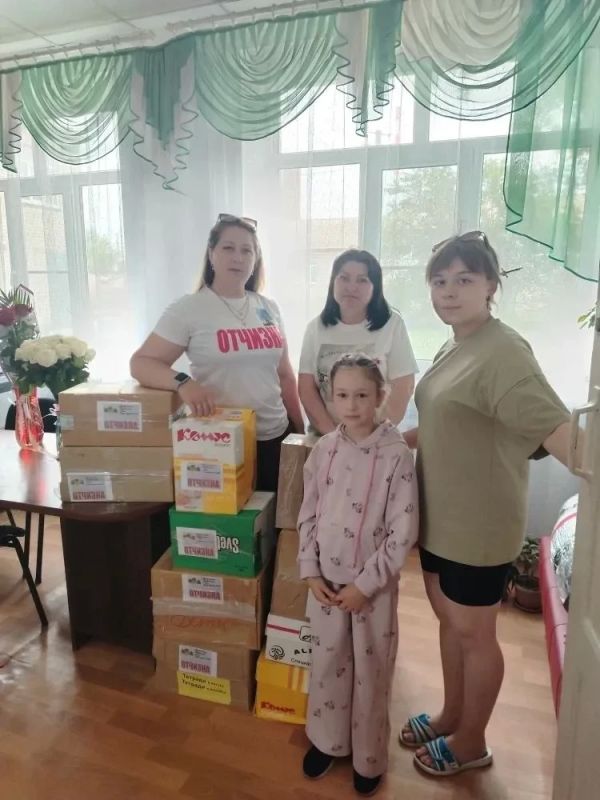 Туляки доставили гуманитарную помощь школьникам ДНР