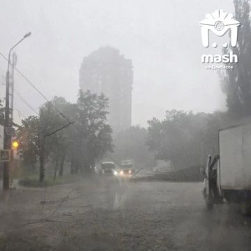 Стихия снова разбушевалась в некоторых районах Донецка