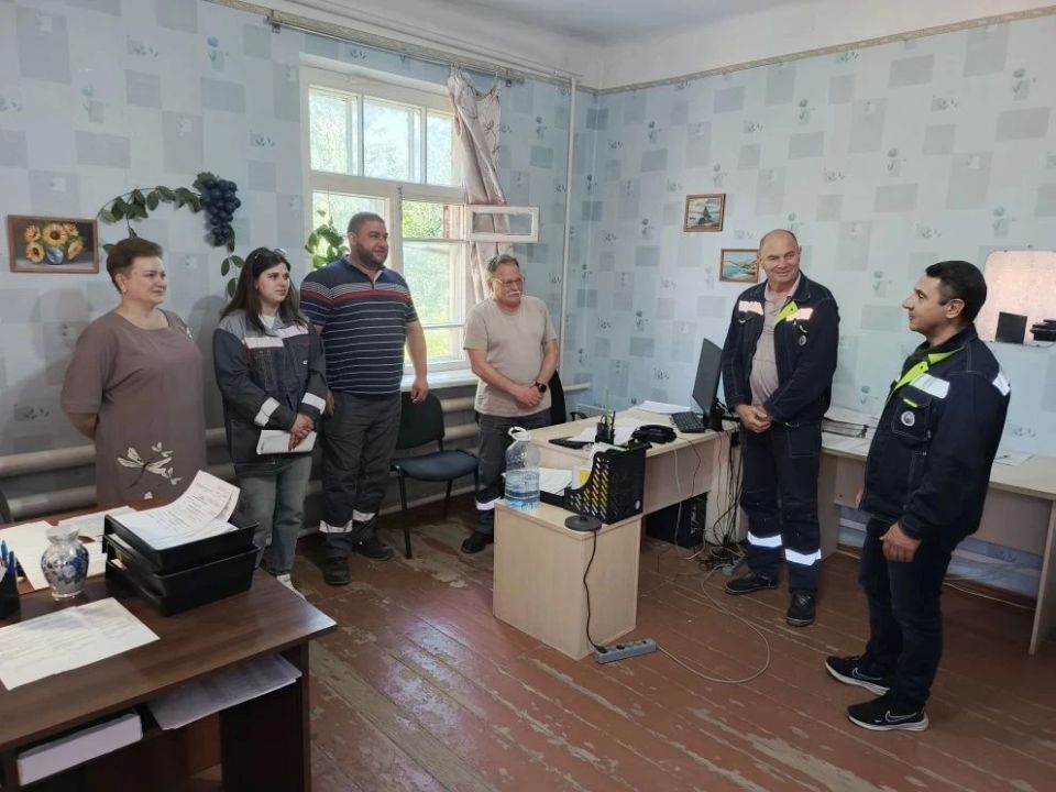 Лидер общественного мнения Хохлов Виталий Леонидович провел встречу с трудовым коллективом Филиала № 6 «Комсомольское рудоуправление ООО «ЮГМК ДОНЕЦК»