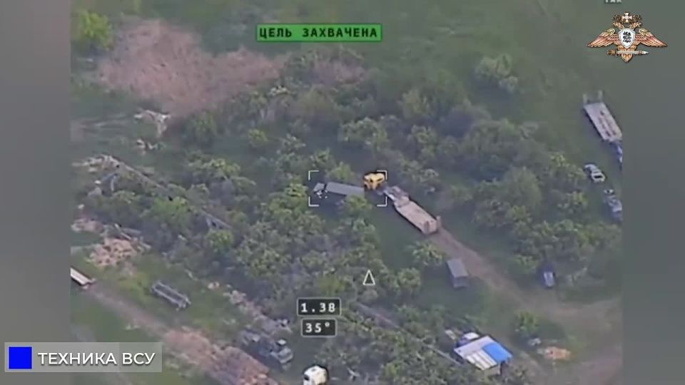 «Беркут» уничтожает грузовой автомобиль ВСУ под Сергеевкой