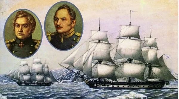 Фаддей Беллинсгаузен и Михаил Лазарев - первооткрыватели Антарктиды