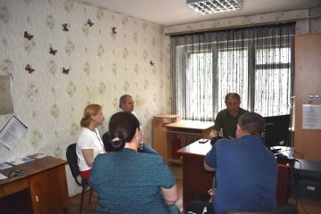 Глава Шахтерского округа пообщался с подопечными Фонда «Защитники Отечества»