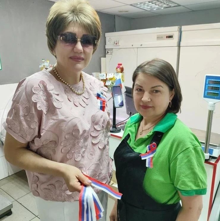 Патриотическая акция в Калининском районе Горловки Патриотическая акция в Калининском районе Горловки