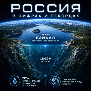 В России находится самое глубокое озеро Земли