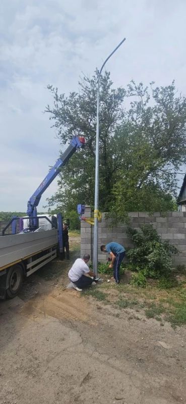 В селах Марьяновского территориального отдела продолжается установка альтернативного освещения В селах Марьяновского территориального отдела продолжается установка альтернативного освещения