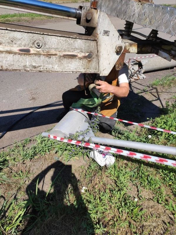 В Снежном восстановлено уличное освещение на улице Ленина В Снежном восстановлено уличное освещение на улице Ленина