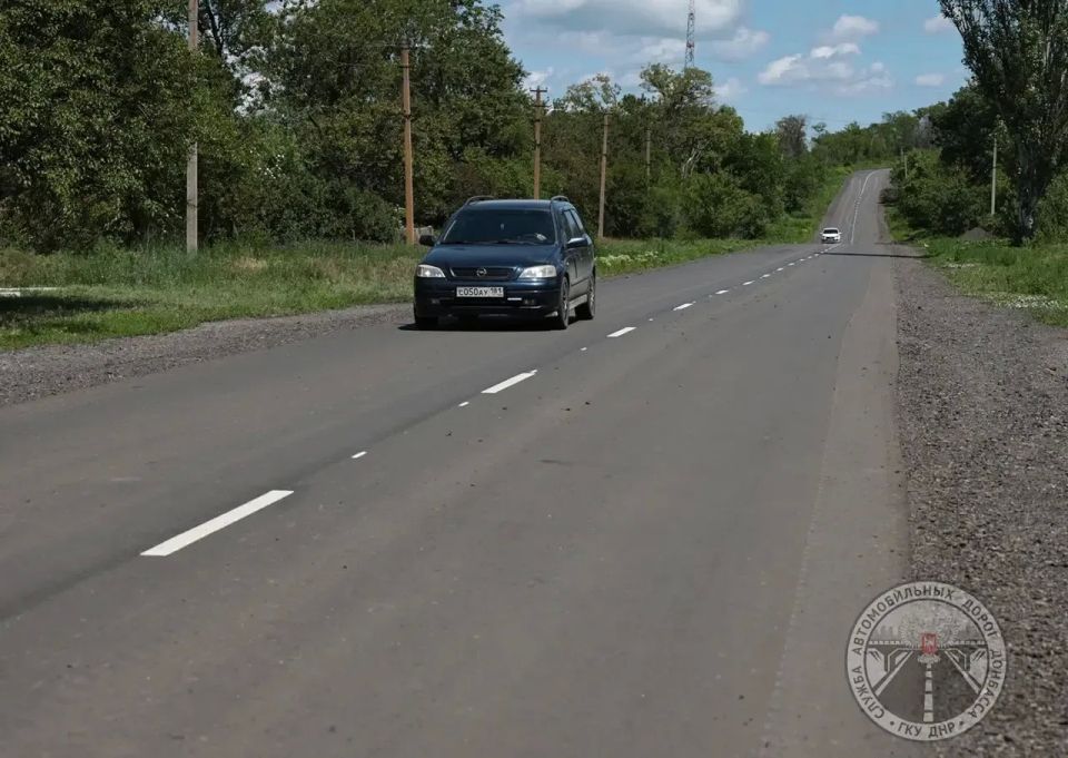 Дорожный сезон-2026: завершено восстановление автомобильной дороги /21К-20/ — Васильевка — /21К-08/ в Амвросиевском муниципальном округе