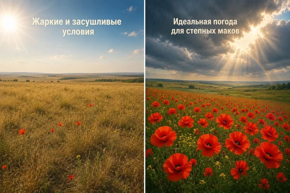 ЦЕЛОЕ МОРЕ КРАСНЫХ ЦВЕТОВ!