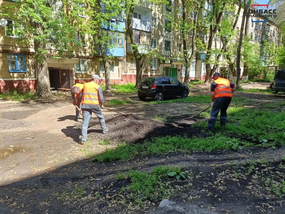 Итоги благоустройства в Калининском районе Горловки