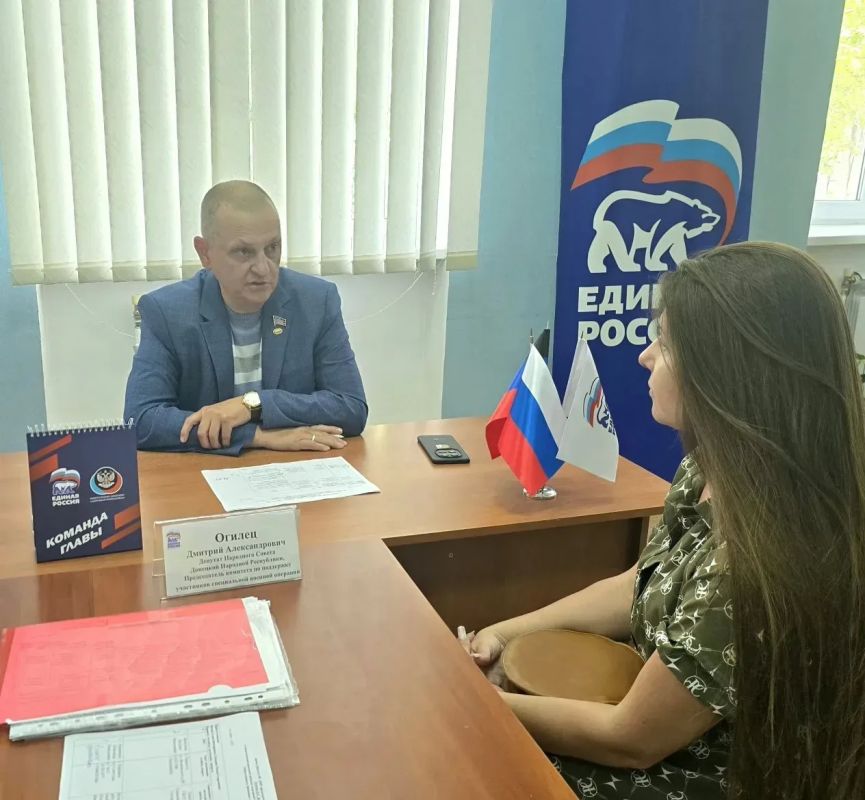 Рабочий день в Харцызске: депутатская работа на округе Рабочий день в Харцызске: депутатская работа на округе